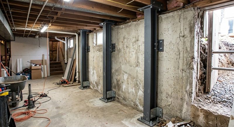 Basement Stabilization in Johnston, RI