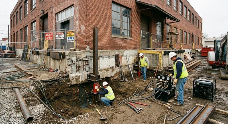 Building Foundation Repair in Barrington, RI