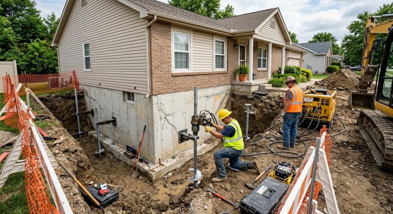 Building Foundation Repair in Mansfield, MA