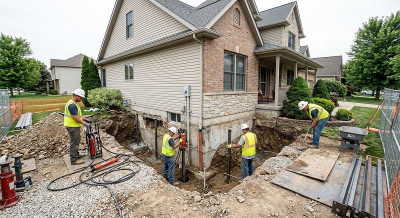 Building Foundation Repair in Medway, MA