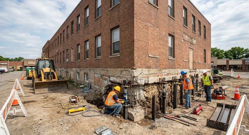 Commercial Foundation Repair in Johnston, RI