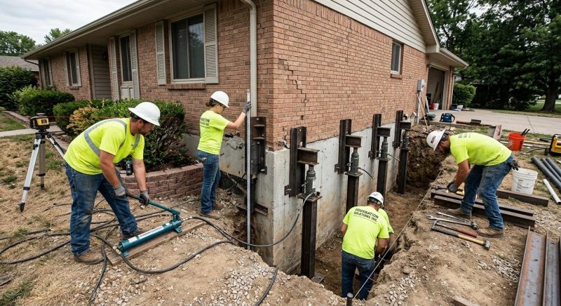 Concrete Foundation Leveling in Exeter, RI