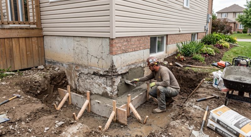 Concrete Foundation Repair in Chepachet, RI