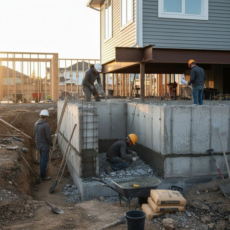Concrete Foundation Repair in Coventry, RI