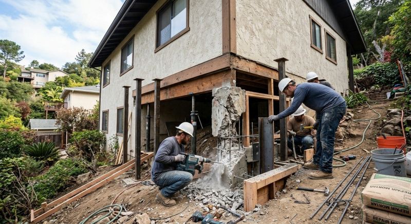 Concrete Foundation Repair in North Kingstown, RI