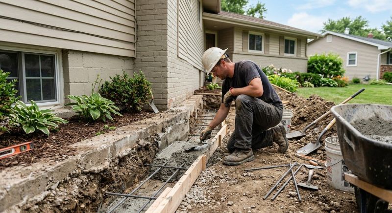 Concrete Foundation Repair in Saunderstown, RI