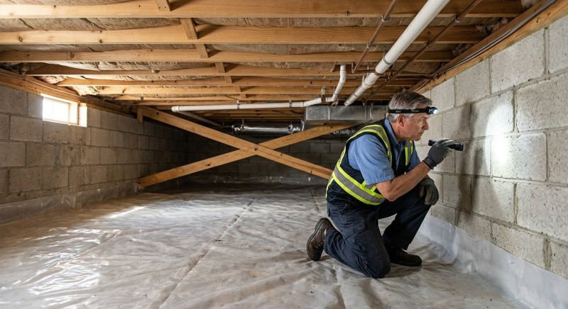 Crawl Space Leveling in Johnston, RI