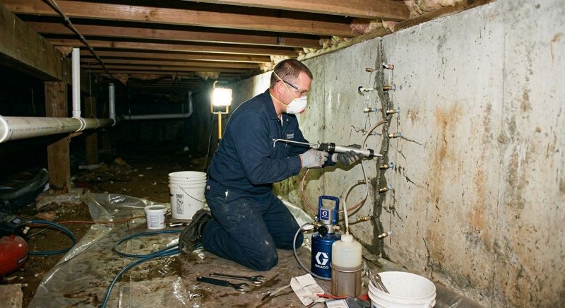 Crawlspace Foundation Repair in Barrington, RI
