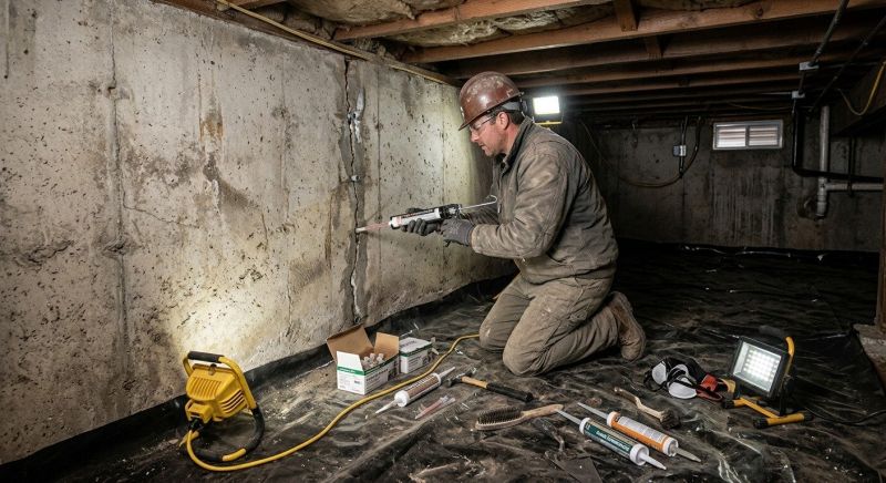 Crawlspace Foundation Repair in Coventry, RI