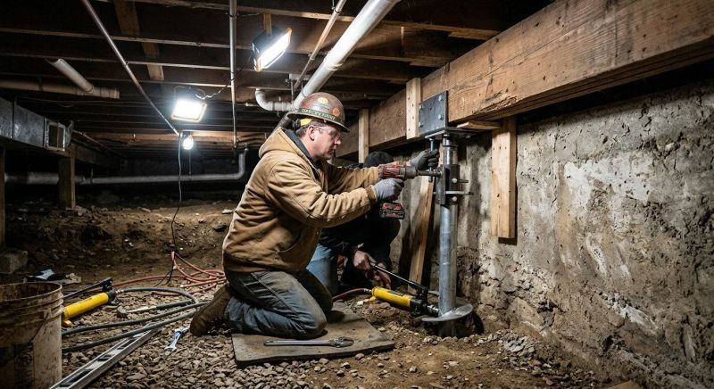 Crawlspace Foundation Repair in Danielson, CT