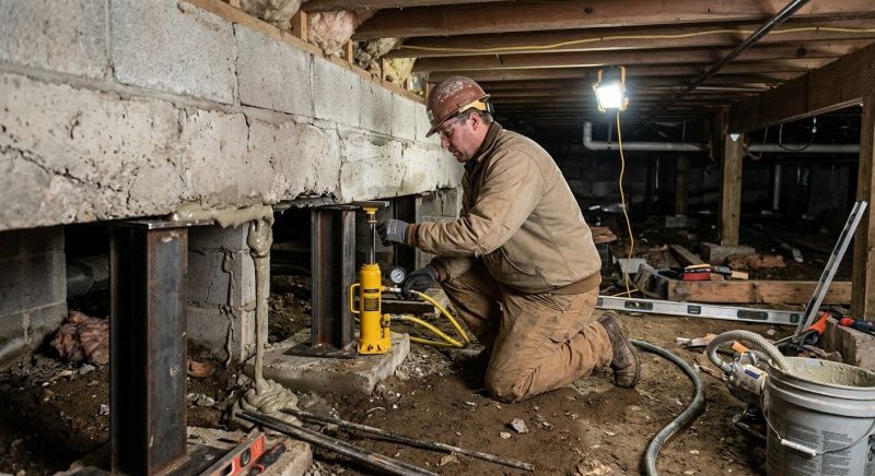 Crawlspace Foundation Repair in East Greenwich, RI