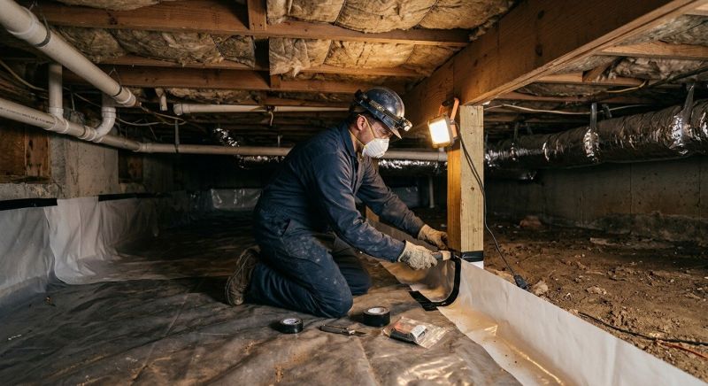 Crawlspace Repair in Johnston, RI
