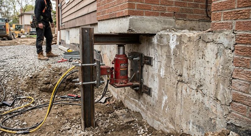 Foundation Jacking in Attleboro Falls, MA