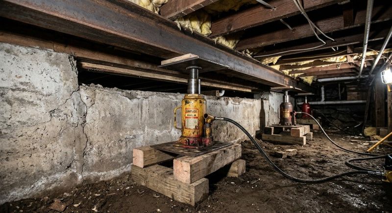 Foundation Jacking in Bristol County, RI