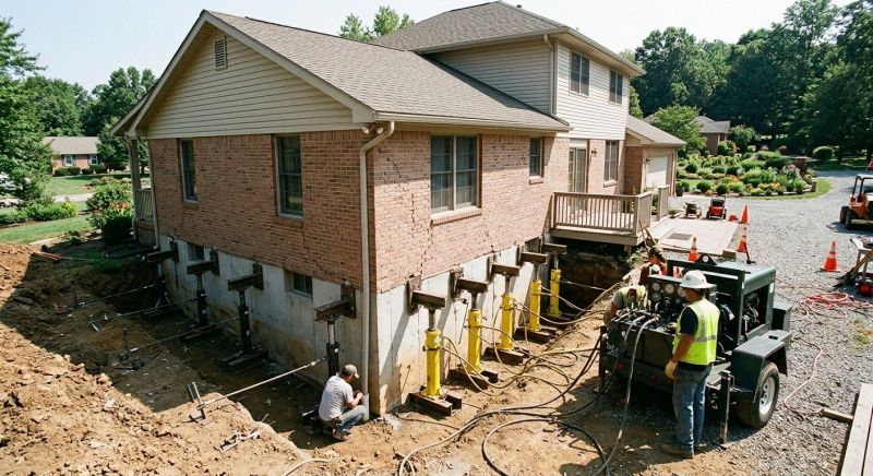 Foundation Jacking in Mansfield, MA