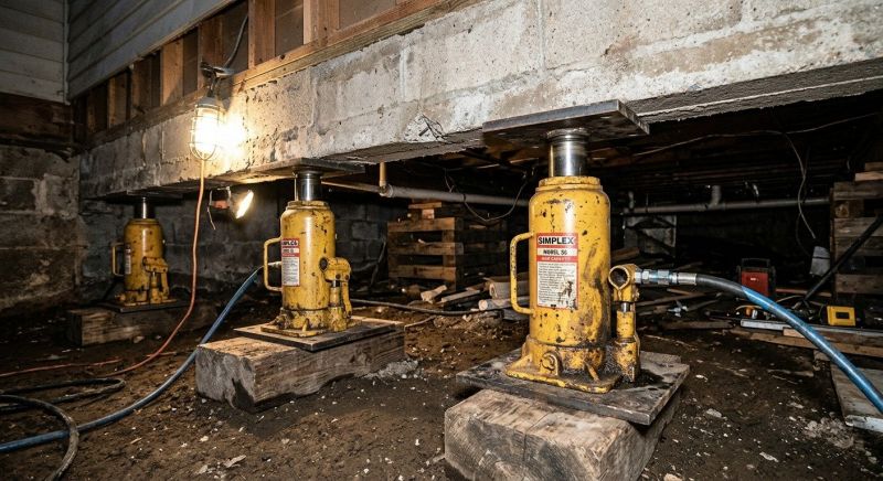 Foundation Jacking in Rehoboth, MA