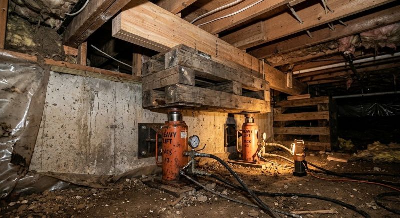 Foundation Jacking in Sutton, MA