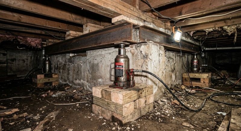 Foundation Jacking in Whitinsville, MA