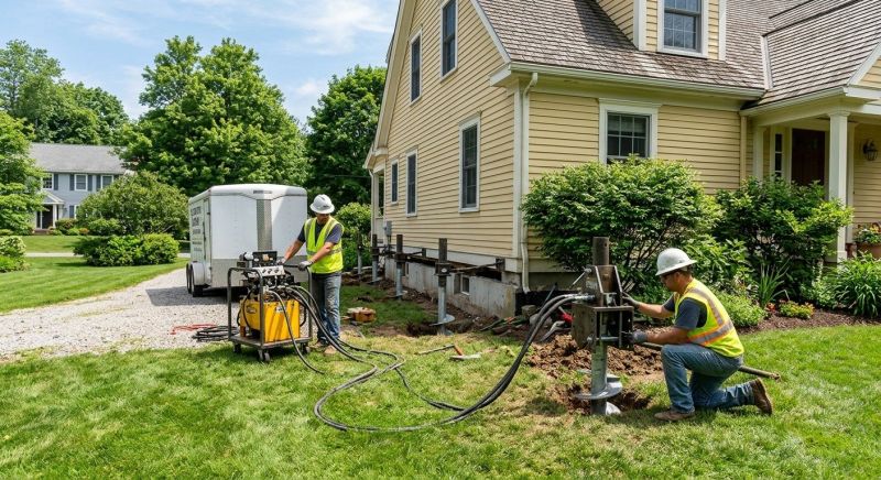 Foundation Lifting in Bristol County, MA