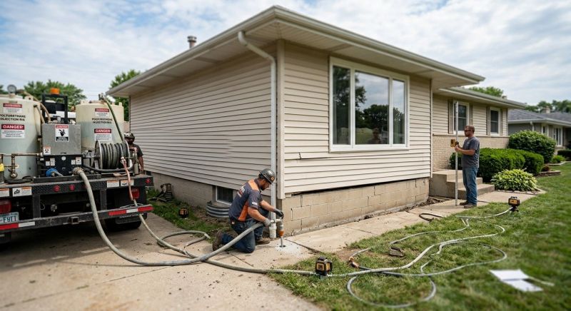 Foundation Lifting in East Providence, RI