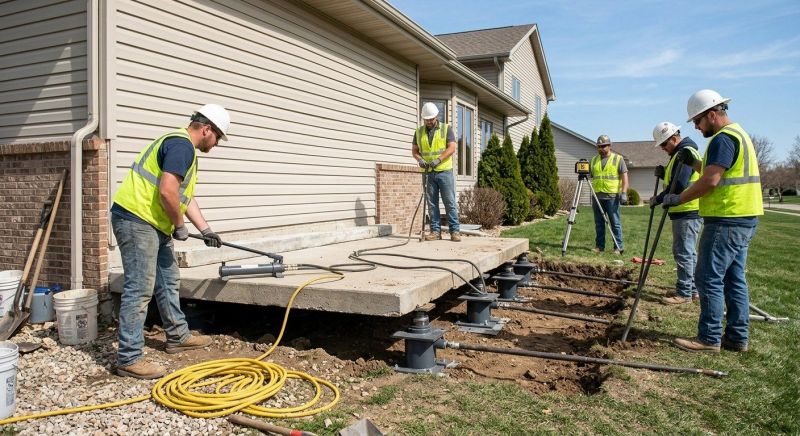 Foundation Lifting in Hope Valley, RI