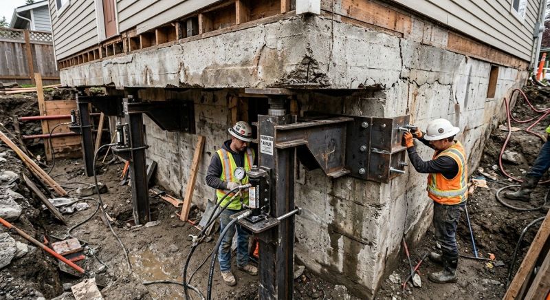 Foundation Lifting in Pawtucket, RI