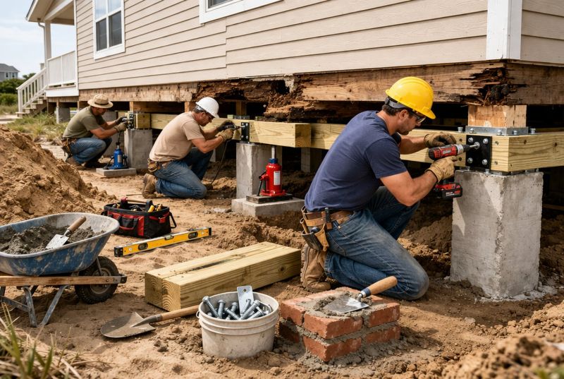 Foundation Raising in Plainfield, CT