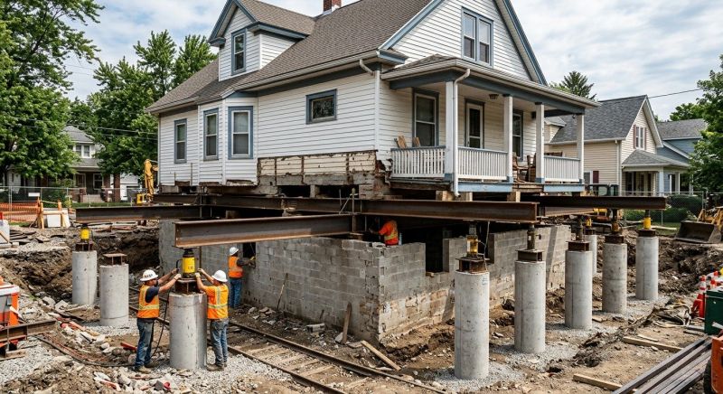 Foundation Raising in Saunderstown, RI