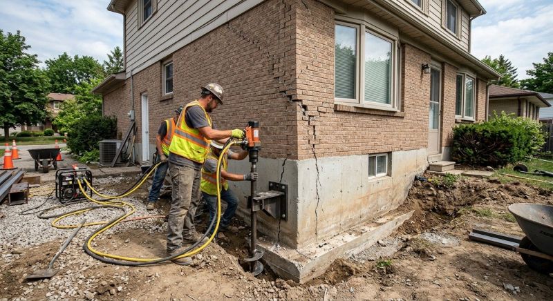 Foundation Raising in Saunderstown, RI
