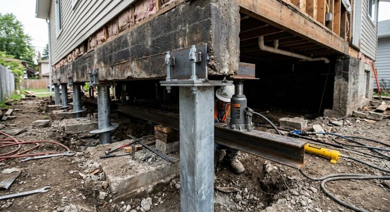 Foundation Raising in West Greenwich, RI