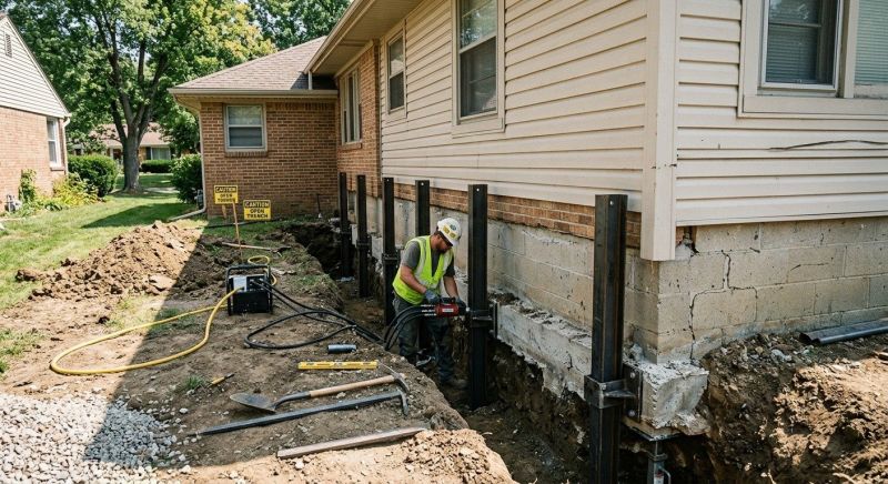 Foundation Renovation in Johnston, RI