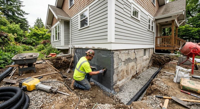 Foundation Restoration in Johnston, RI