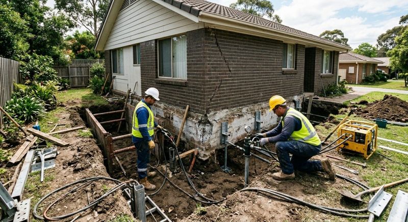 Foundation Stabilizing in Bristol County, RI