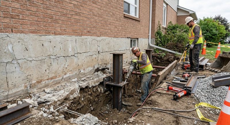Foundation Structural Repair in Foster, RI