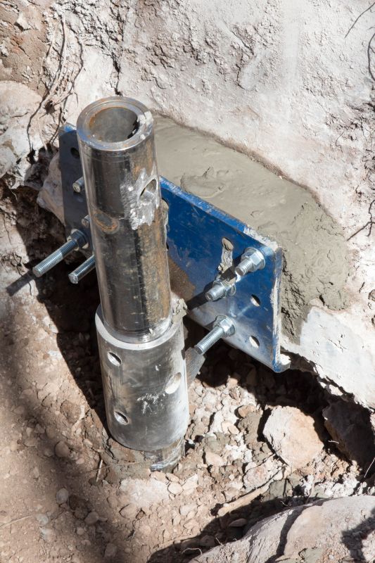 Helical Piers Installation in Johnston, RI