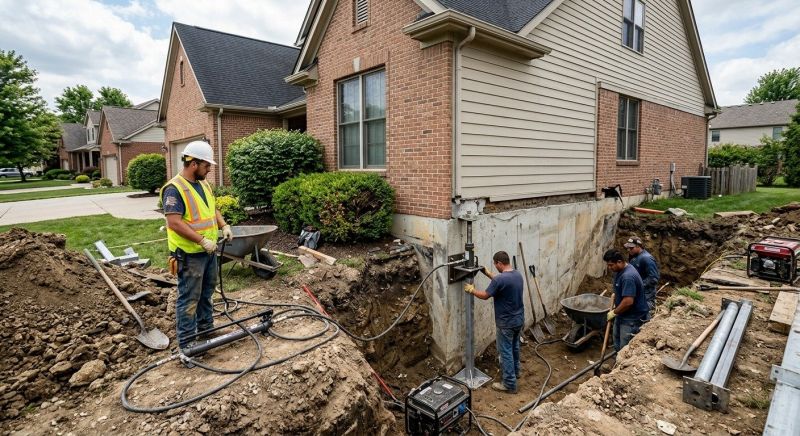 House Foundation Repair in Dighton, MA
