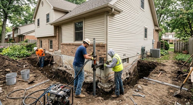 House Foundation Repair in Jamestown, RI