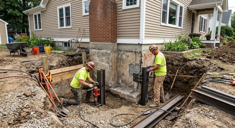 House Foundation Repair in Warwick, RI