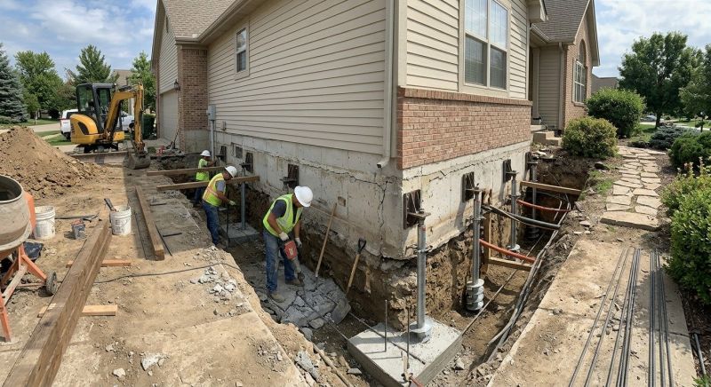 House Underpinning in Johnston, RI