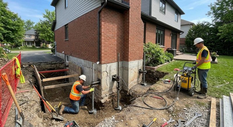 House Underpinning in Johnston, RI