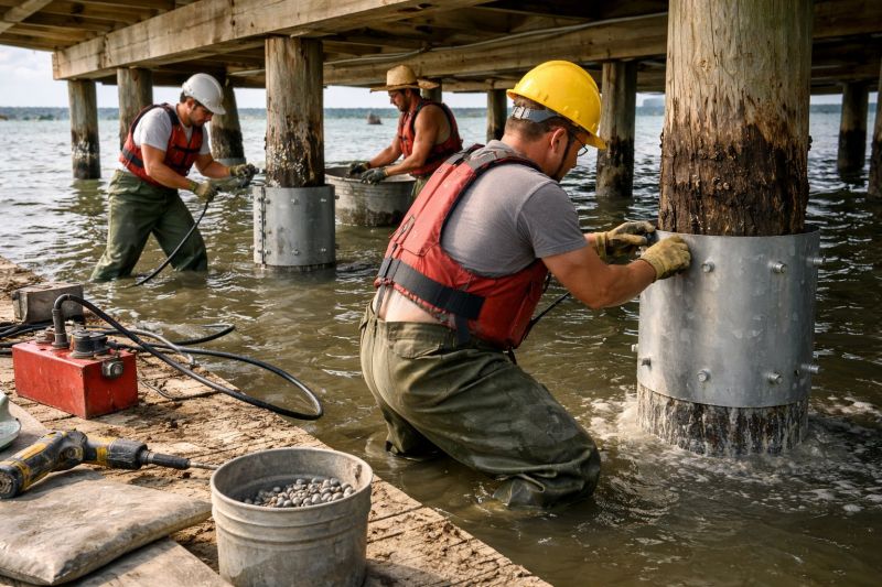 Piling Repair in Jamestown, RI