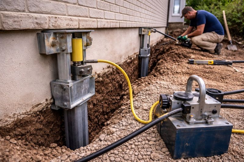 Sinking Foundation Repair in Providence, RI