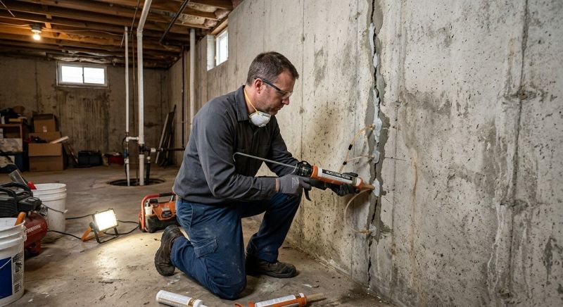 Structural Crack Repair in Johnston, RI