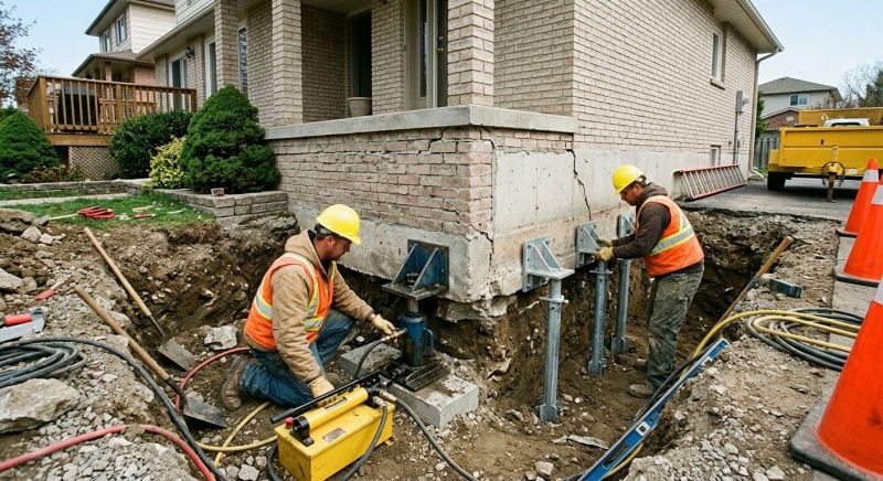 Structural Foundation Repair in Norfolk, MA