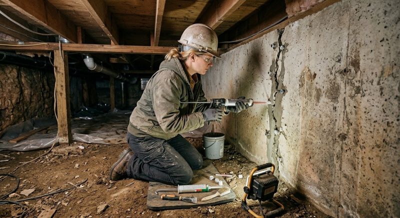 Structural Foundation Repair in Somerset, MA
