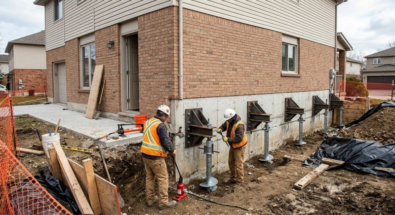 Structural Foundation Repair in Whitinsville, MA